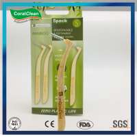 L-Shape 100% Bamboo Handle Interdental Brush Biodegradable Toothbrush